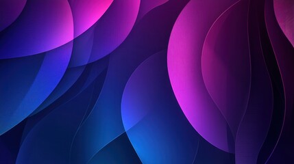 Abstract background with a trendy mix of purple and blue gradient shapes in a modern vector design