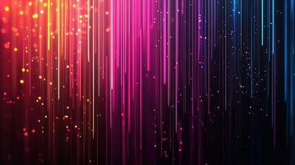 Colorful light streaks create a vibrant, abstract background with depth and energy, perfect for modern design needs.