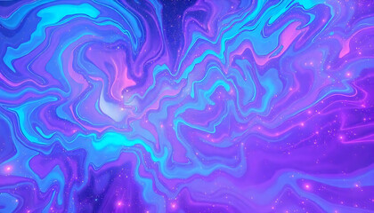 Nebula-inspired Abstract AI tech background