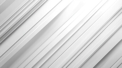Fototapeta premium Light gray diagonal lines geometry tech stripe abstract subtle background