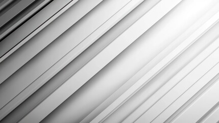 Obraz premium Light gray diagonal lines geometry tech stripe abstract subtle background