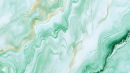 Pastel Green marble texture background, abstract fluid stone texture pattern, green and gold