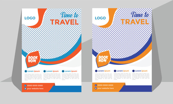 Travel Flyer design a4 size