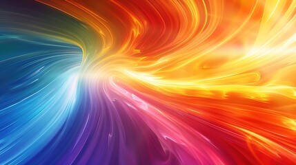 Obraz premium Abstract rainbow colorful energy light graphic image 