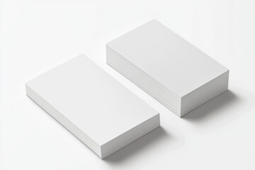 Fototapeta premium Business Card Mockup on Isolated Background created with Generative AI