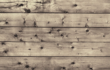 Natural boarded surface with nails