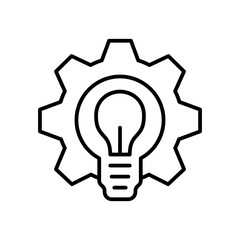 A minimalist line art design representing a head with a heart shape, symbolizing emotions.