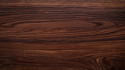 Fototapeta premium Deep brown dark wood background with subtle, natural wood grain details