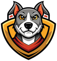 Classic Dog Mascot Logo for Educational Institutions