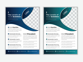 Business flyer design template vector image,  company flyer design template premium, Flyer Ideas to Spark Your Next Design Project