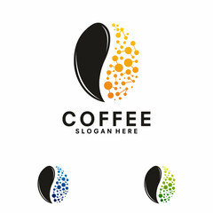 Fototapeta premium coffee shop icon logo vector template illustration design