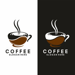 coffee logo vector template illustration design