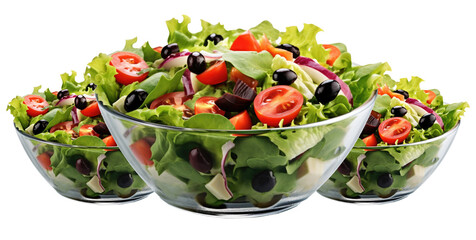 Tasty ingredients for Caesar salad on a white background