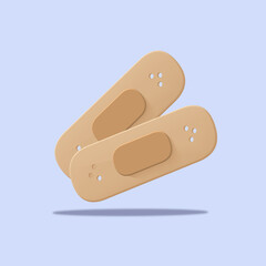 3D adhesive bandage to cover a wound