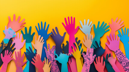 concept of diversity at work, created with generative AI technology	