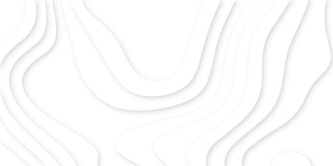 Obraz premium Abstract modern 3d Paper cut white background .white waves background ,paper art style, flyers posters prints .geometric background overlap layer. 