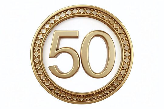 A stylized numerological symbol with a circular frame and bold font, often used to represent a milestone or