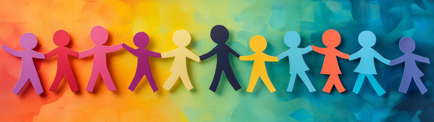 concept of diversity at work, created with generative AI technology	