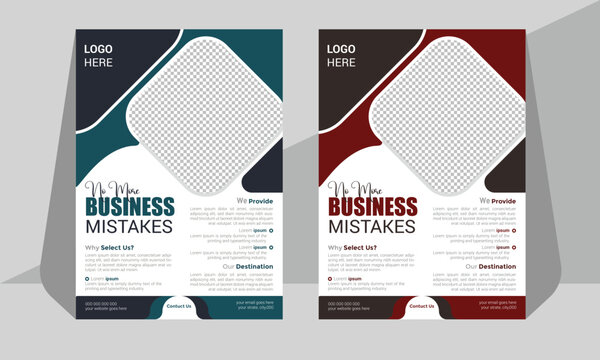 Business flyer design a4 size