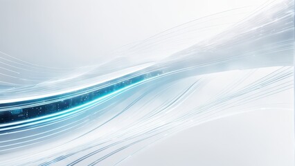 Abstract design featuring flowing lines and light, conveying a sense of technology and innovation.