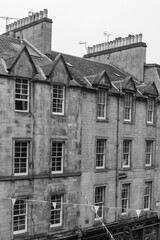 ein nebliger Tag in Edinburgh