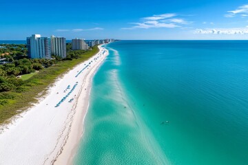 Best Beaches in Florida illustrated in a travel guide, featuring top beaches like Clearwater, South Beach, and Siesta Key