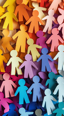 concept of diversity at work, created with generative AI technology	