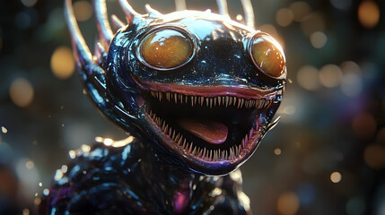 宇宙人イメージ,Generative AI AI画像