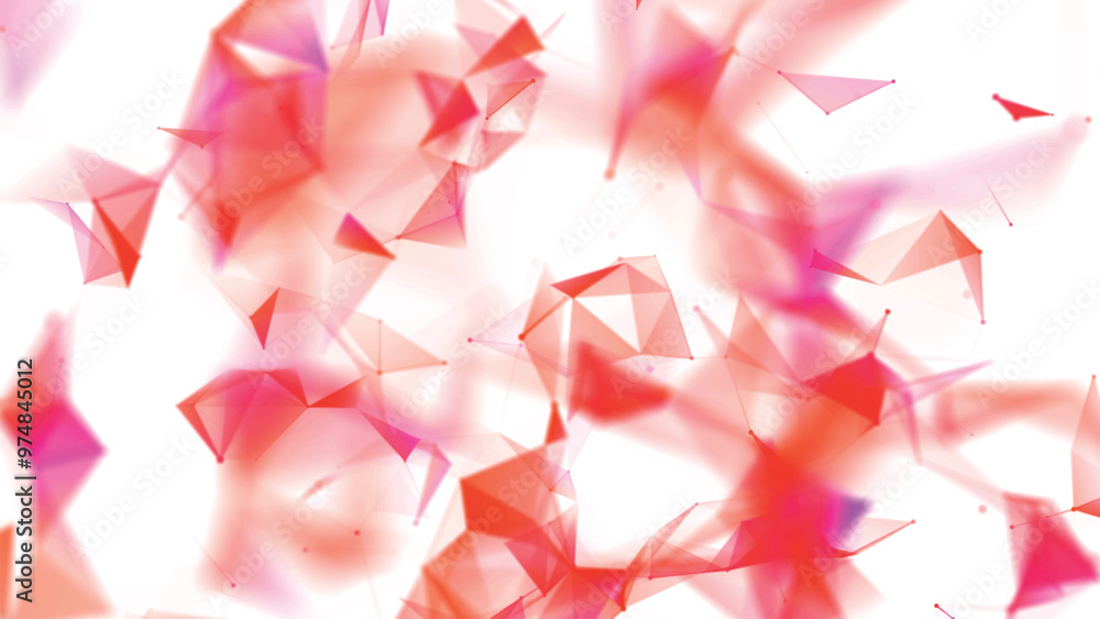 Poster abstract background with connecting dots and lines. network connection structure. data technology an