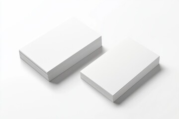 Business Card Mockup on Isolated Background created with Generative AI