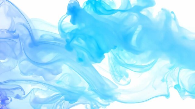 Watercolor transition on white background