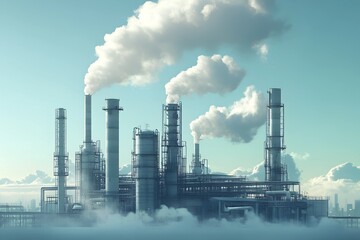 Obraz premium Photo Techniques for capturing and storing co2 emissions from the atmosphere