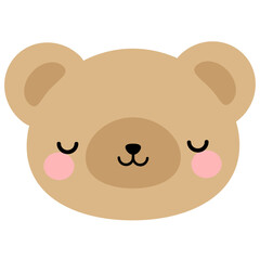 Adorable Baby Bear Icon - Cute and Cuddly Design