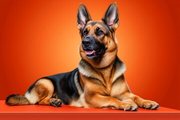 Shepherd Dog Temperament illustrated in a detailed infographic, showcasing the personality traits of shepherd breeds, including loyalty, intelligence, and protectiveness