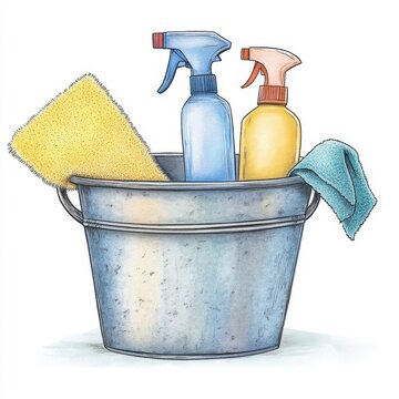 Buckets clip art preview