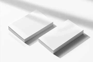 Business Card Mockup on Isolated Background created with Generative AI