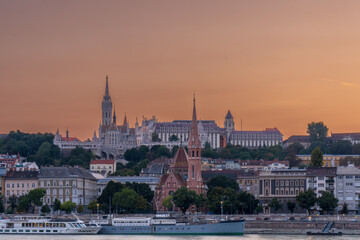Budapest Skyline at Sunset
