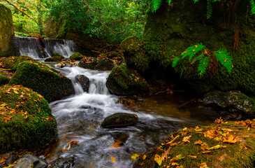 Obraz premium Suuctu waterfalls in Mustafakemalpasa, Bursa