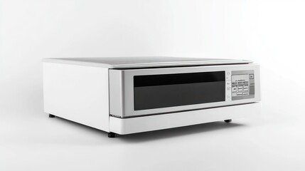 Obraz premium A modern countertop dishwasher, isolate on white background