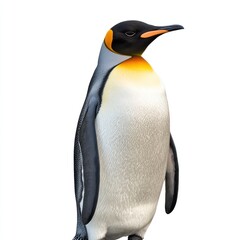 Obraz premium A photo of a standing penguin, isolate on white background
