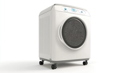 Obraz premium A portable clothes dryer, isolate on white background