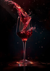 glass of wine
