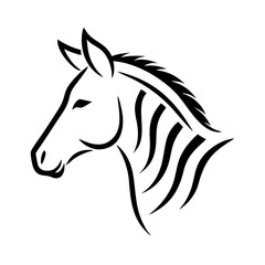 Zebra Vector Illustration - SVG, Cricut, Clipart, and T-shirt Graphics for Silhouette & Design Projects