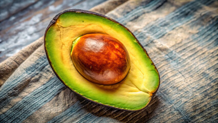 avocado on a table
