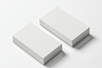 Fototapeta premium Business Card Mockup on Isolated Background created with Generative AI
