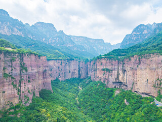 Guoliang Village Canyon, Wanxian Mountain Scenic Area, Taihang Mountains, Linzhou, Anyang City, Henan Province