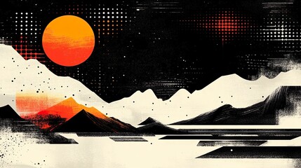 Fondo con concepto retro y vintage con aspecto desgastado y colores antiguos. 
