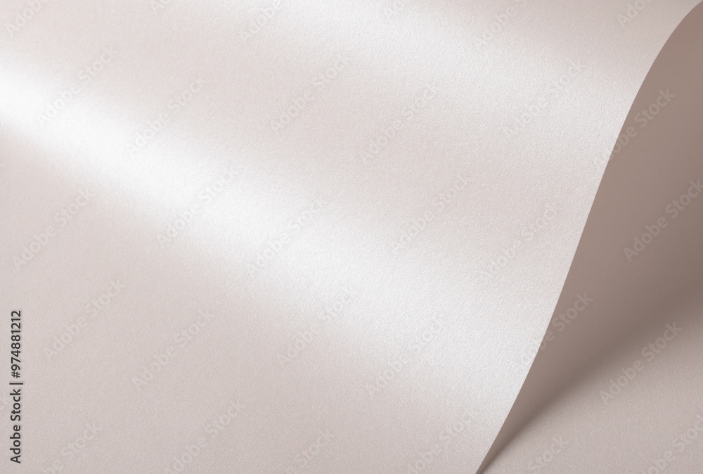 Poster beige and white texture with christmas overlay and glossy shine curved, wavy sheet structure with fi