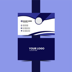 creative modern name card and business card, Clean Design Business Card, Luxury business card design template, Personal visiting card with company logo, double sided business card.
