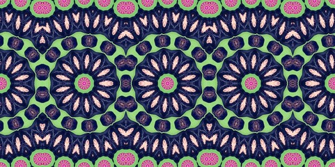 Abstract Kaleidoscope Geometry Psychedelic Art Pattern Background Wallpaper